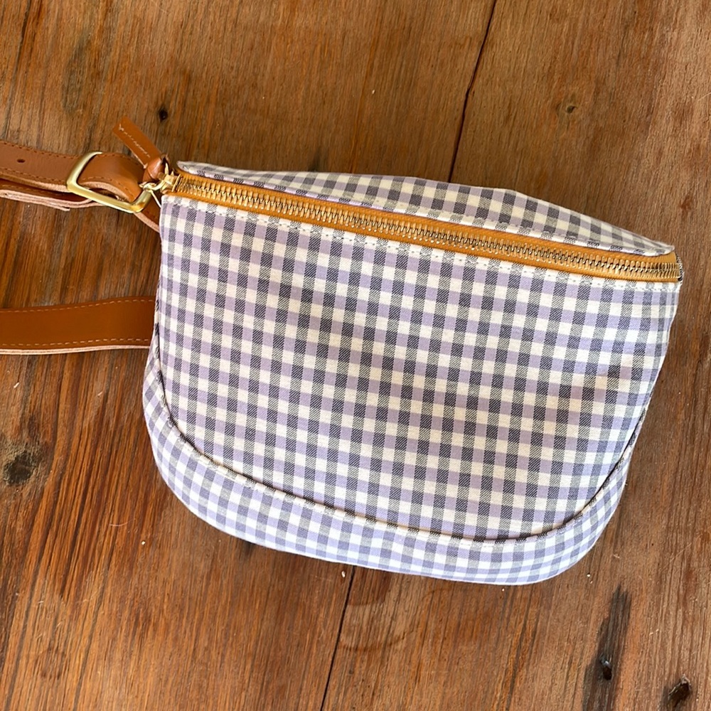 Clare vivier Fanny pack gingham cloth